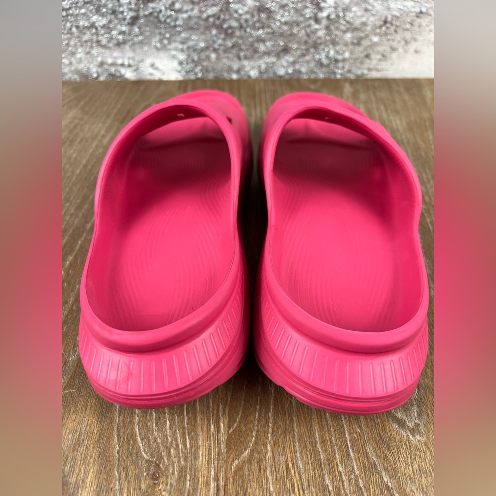 Hoka Women's Coral Pink Slide Sandals - Picture 6 of 11